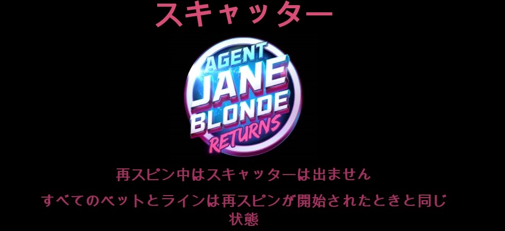 Agent Jane Blonde Returns（エージェントジェーンブロンドリターンズ）：スキャッター