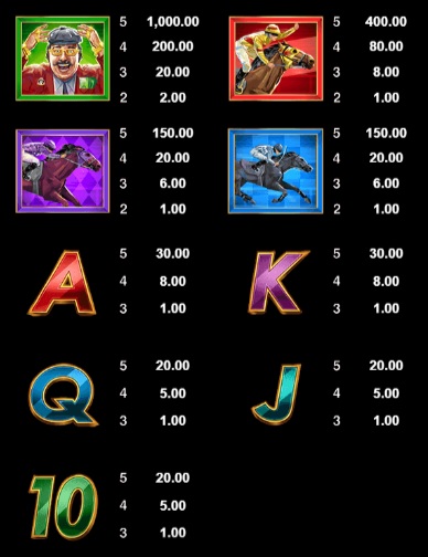 Bookie of Odds(ブーキー・オブ・オッズ):シンボル