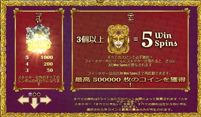 Royal Masqurade(ロイヤル・マスカレード):スキャッター・ワイルド