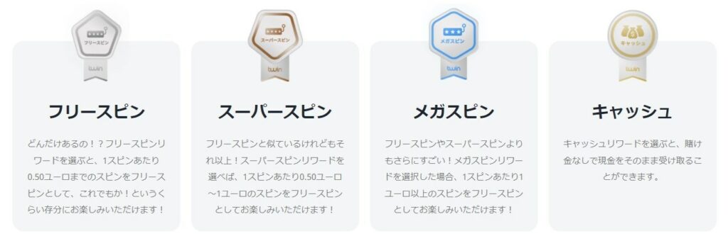 Twin リワードの種類は100種以上！