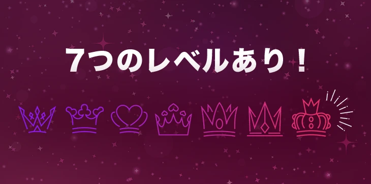 インターカジノのロイヤリティプログラムの7つのレベル