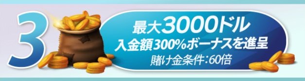 ③初回入金ボーナス