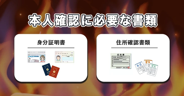 ビーベット本人確認書類