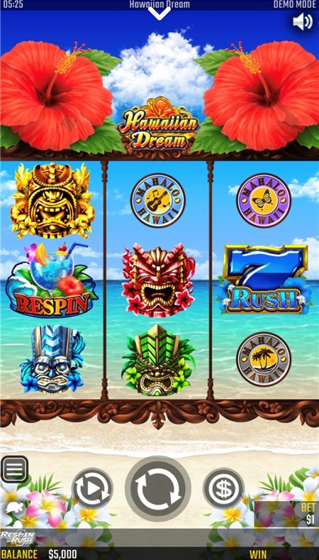 スロット「ハワイアンドリーム」