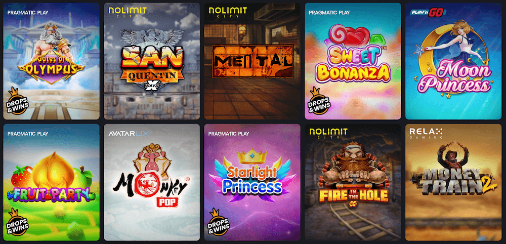 ボンズカジノのゲーム