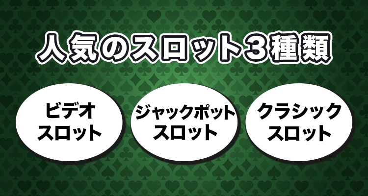 日本プレイヤーに人気のスロット種類