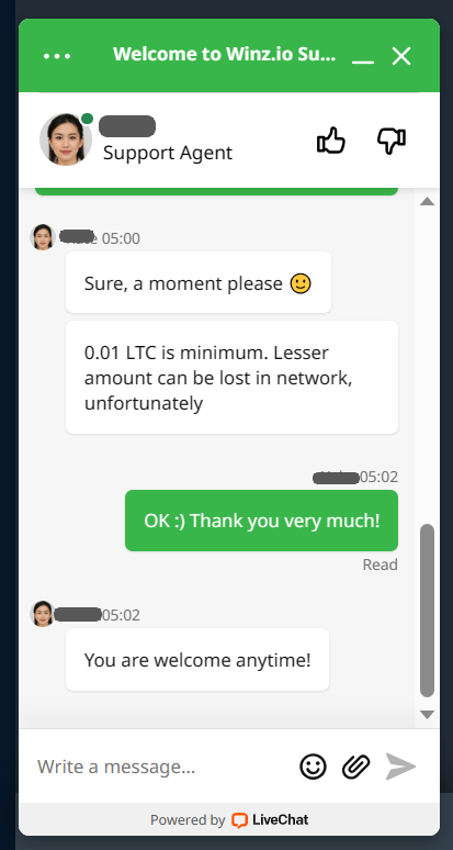ウィンズアイオーのサポート
