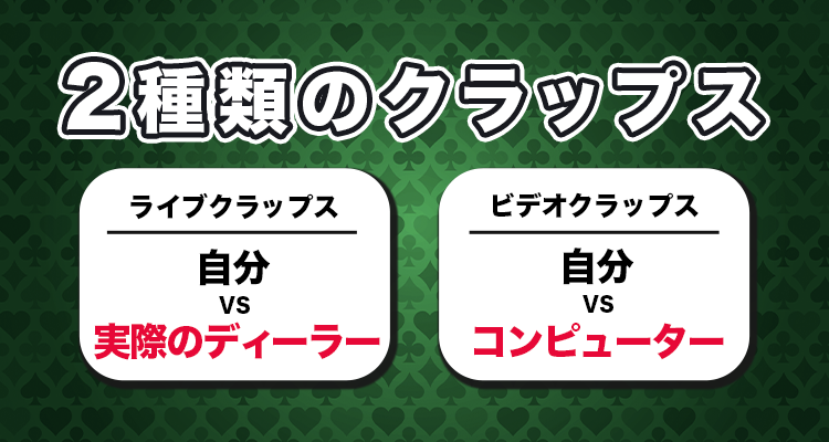 ライブクラップスとテーブルクラップスの違い