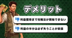 ハーフストップ法の欠点