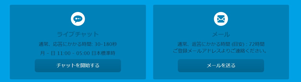 ベラジョンカジノ　チャットサポート