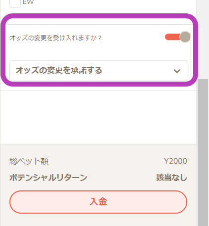 ブックメーカー競馬の賭け方4