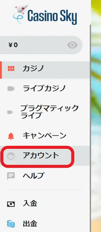 カジノスカイ本人確認