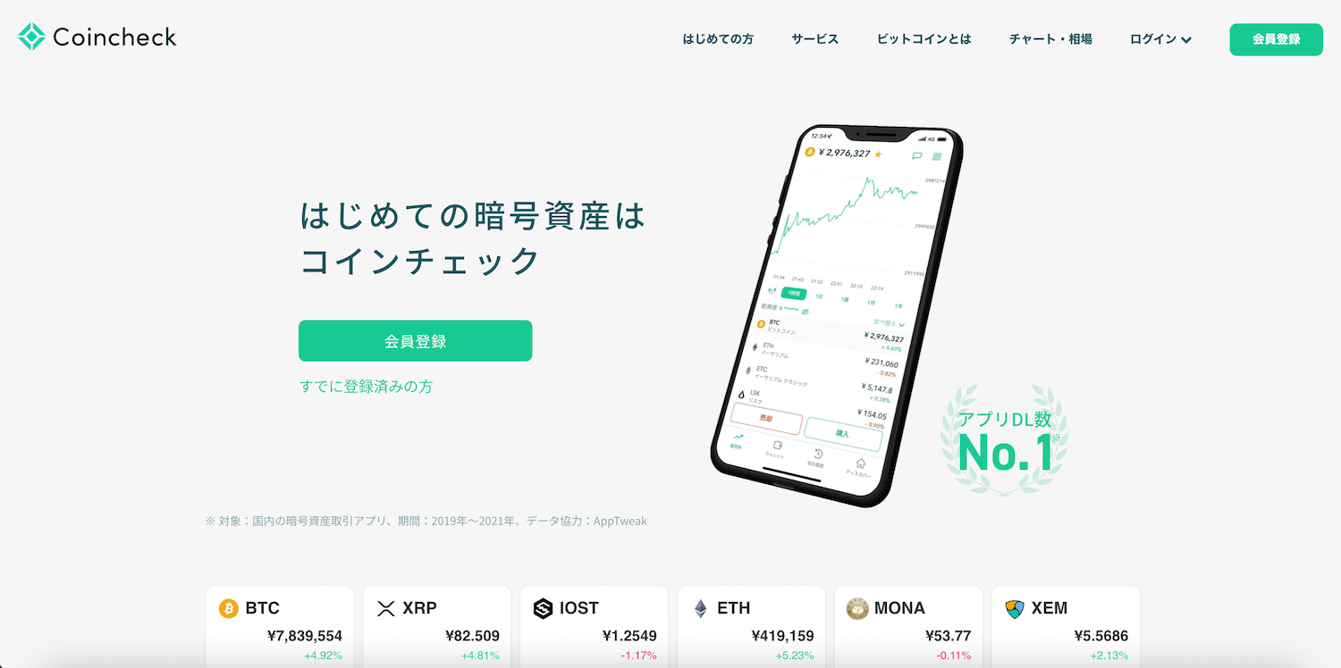 仮想通貨取引所の口座開設
