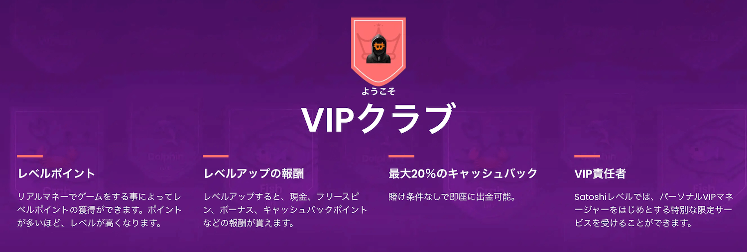 トラストダイスのVIPプログラム