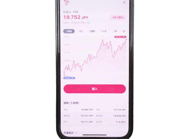 仮想通貨取引所でトロン購入