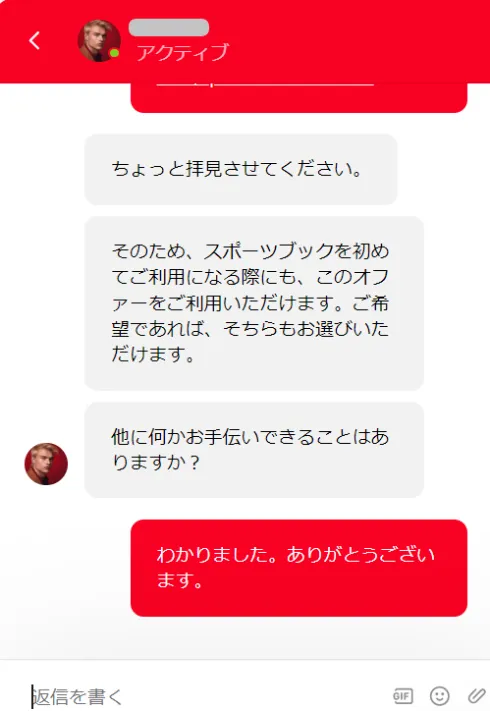 ボンバスティックの日本語カスタマーサポート2