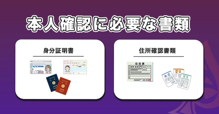 エースカジノの本人確認のやり方と必要書類