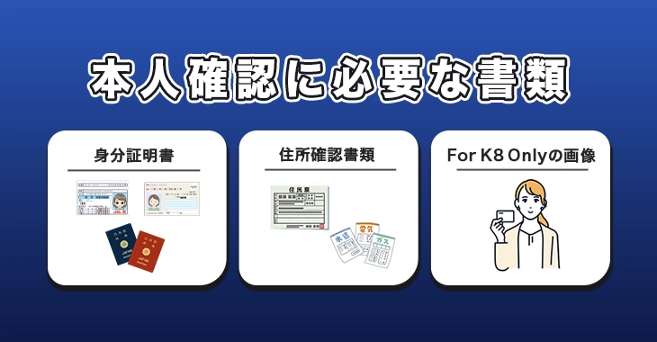 K8カジノの本人確認