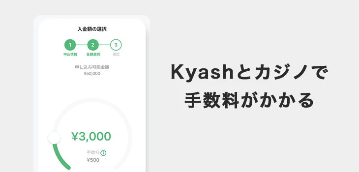 Kyashの手数料