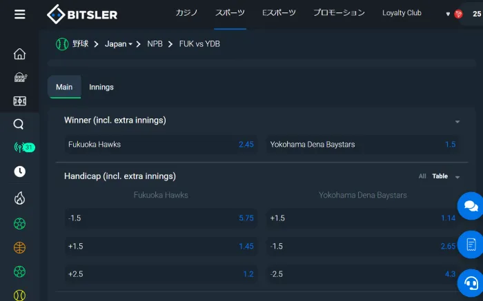 ビットスラーの野球