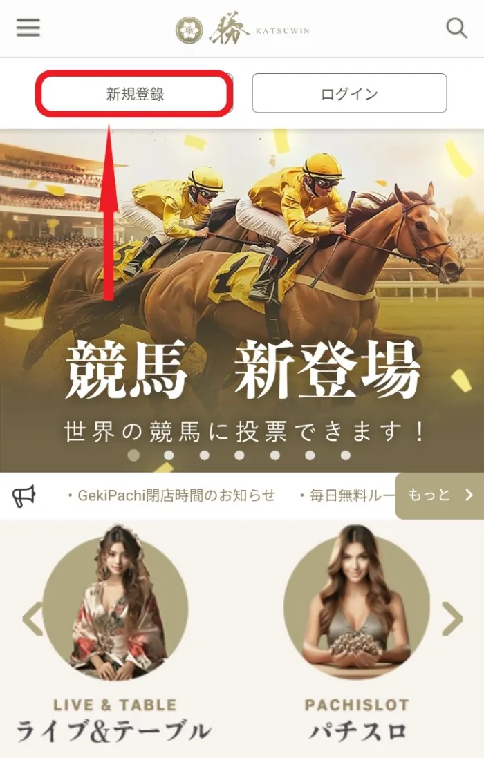 勝ウィンカジノ新規登録1