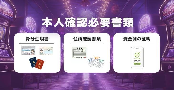 アツパチのアカウント認証で必要な書類